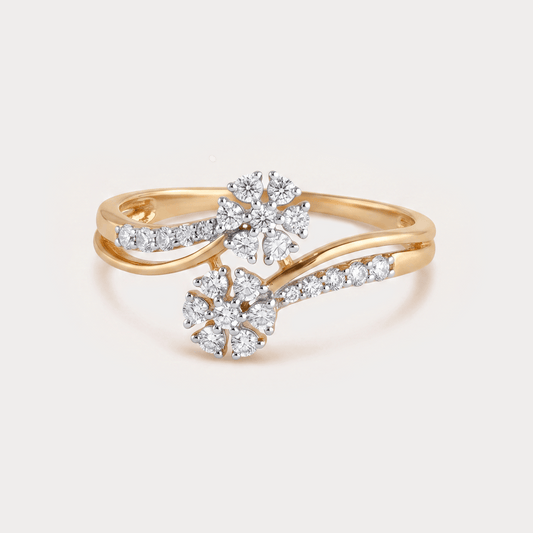 Prairie Floral Nakshatra Diamond Ring