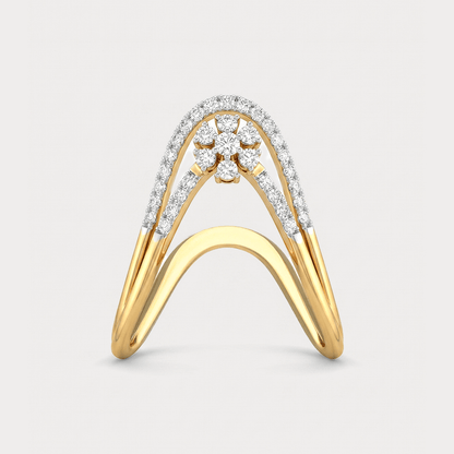 Clasp Diamond Rings
