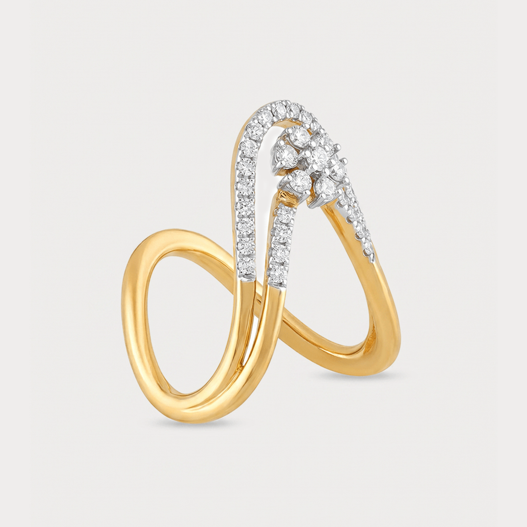 Clasp Diamond Rings