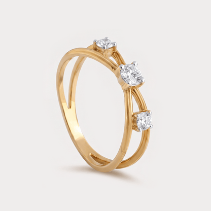 Gossamer Light Weight Diamond Rings