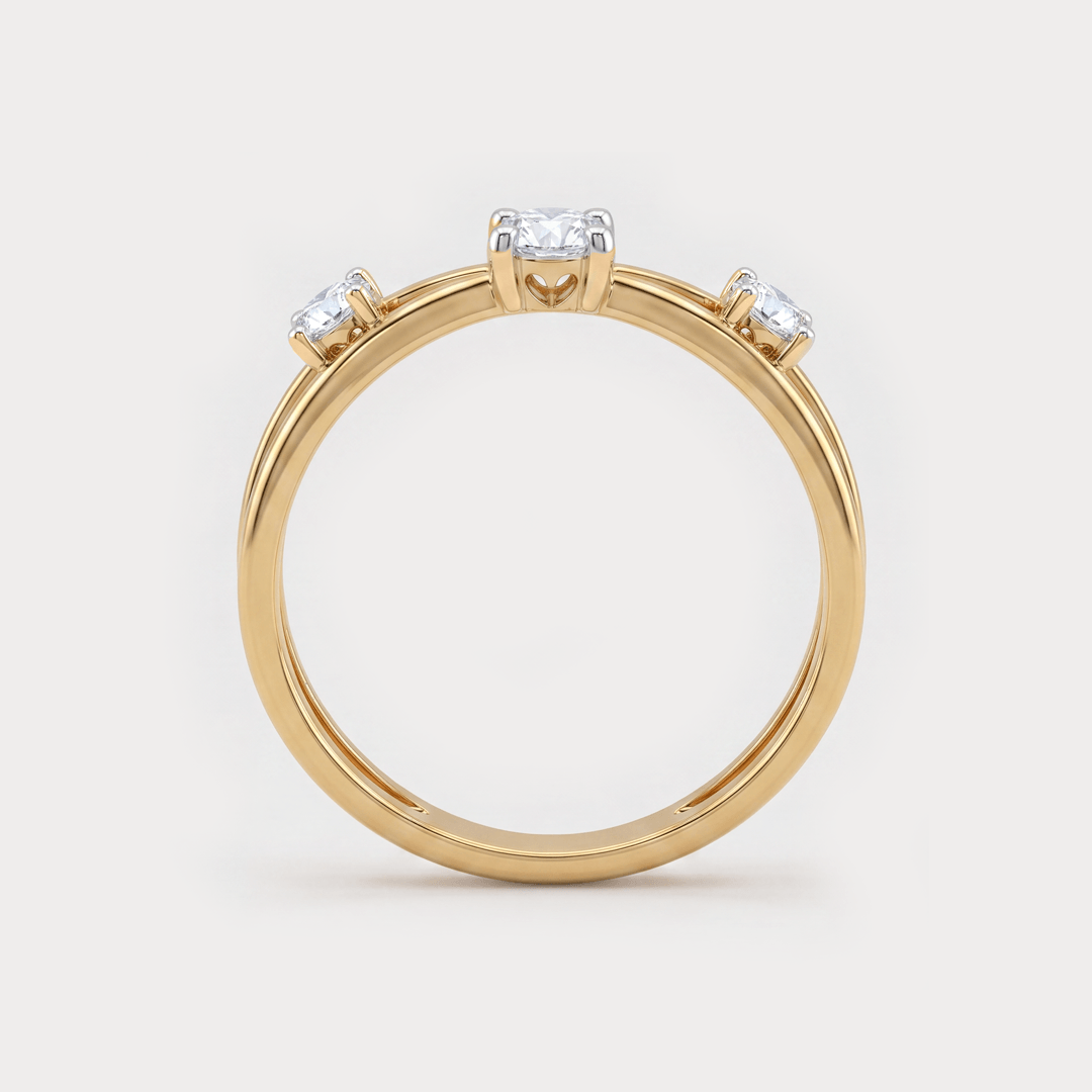 Gossamer Light Weight Diamond Rings