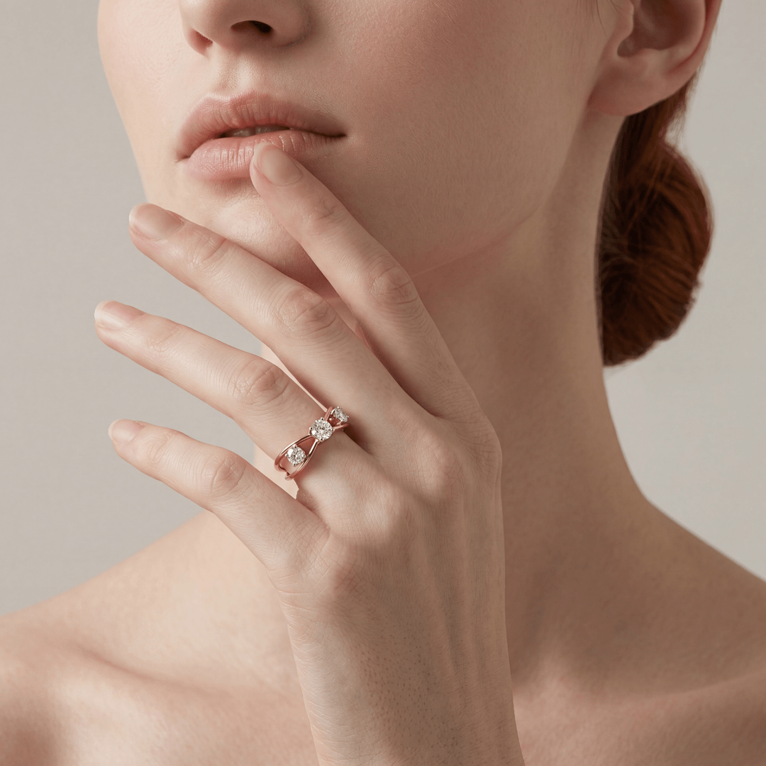 Gossamer Light Weight Diamond Rings