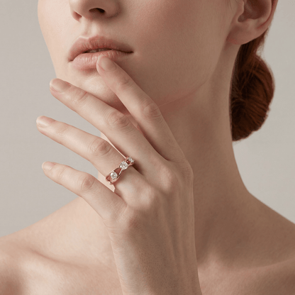Gossamer Light Weight Diamond Rings