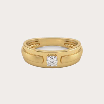 Obsidian Diamond Ring