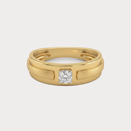 Obsidian Diamond Ring