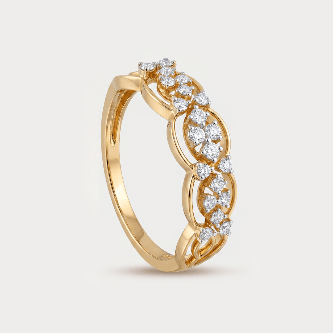 Pregiato Bands Diamond Rings