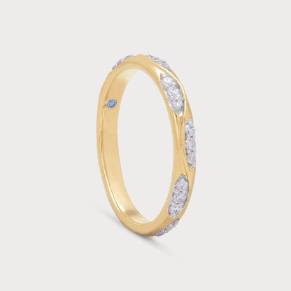Ivy Cluster Diamond Band