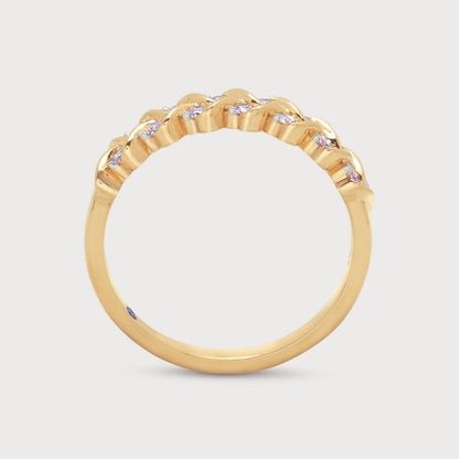 Helix Diamond Ring