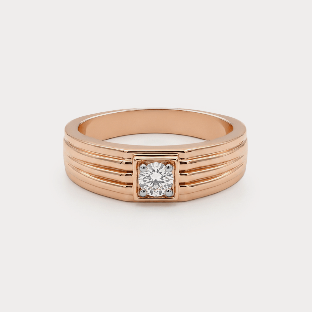 Basalt Diamond Rings