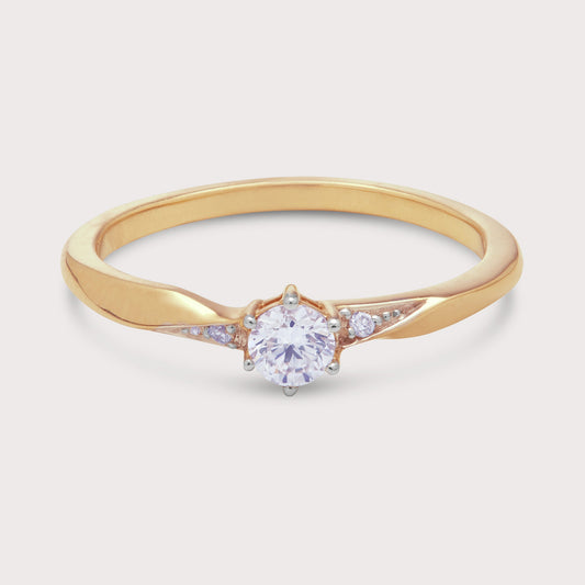 The Aura Solitaire Ring