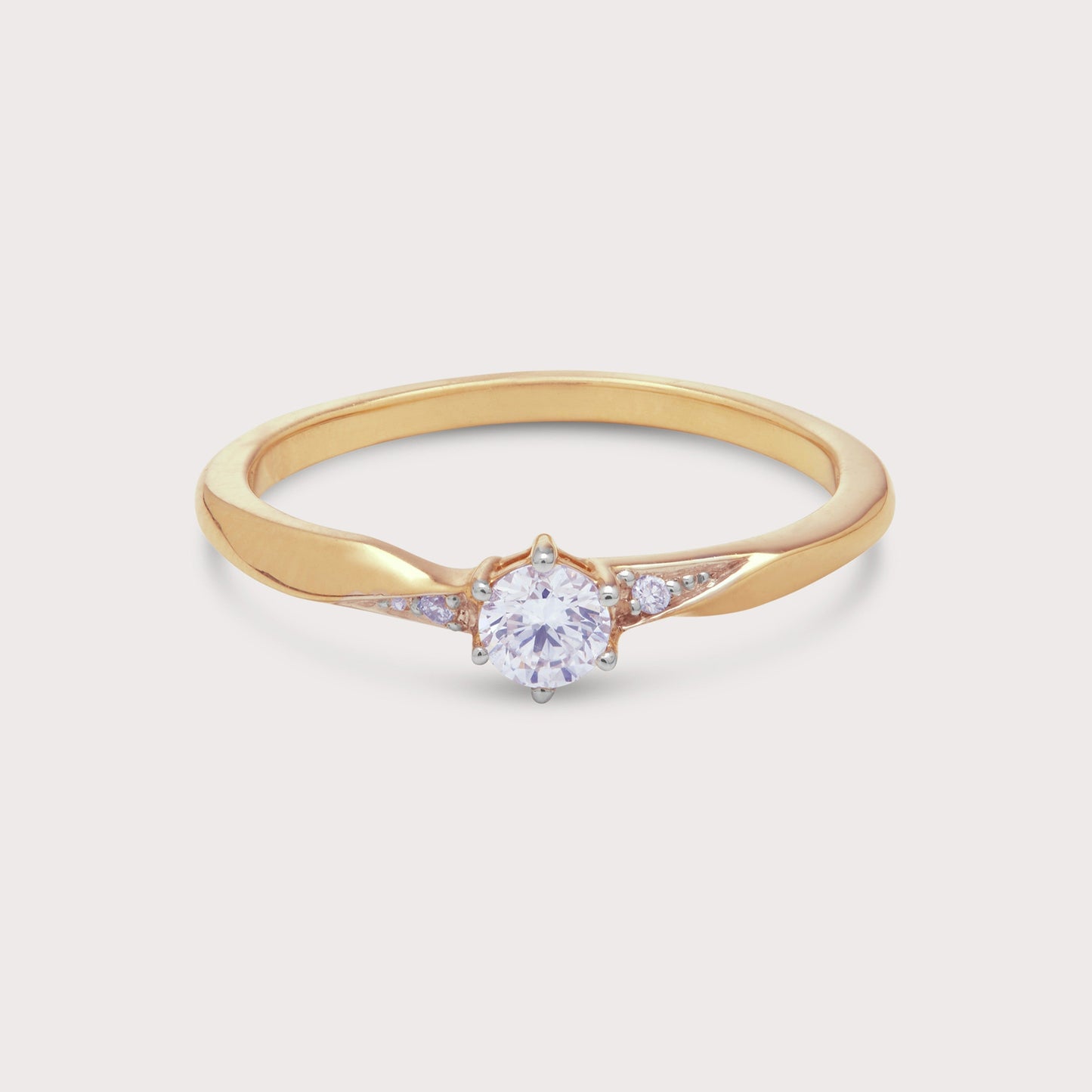 Aura Solitaire Diamond Ring