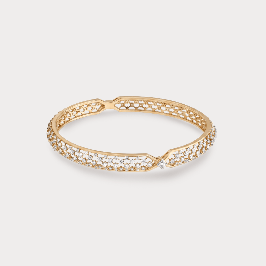 Glowdrift Diamond Bangle