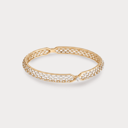 Glowdrift Diamond Bangle