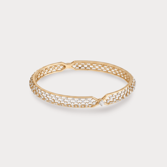 Glowdrift Diamond Bangle