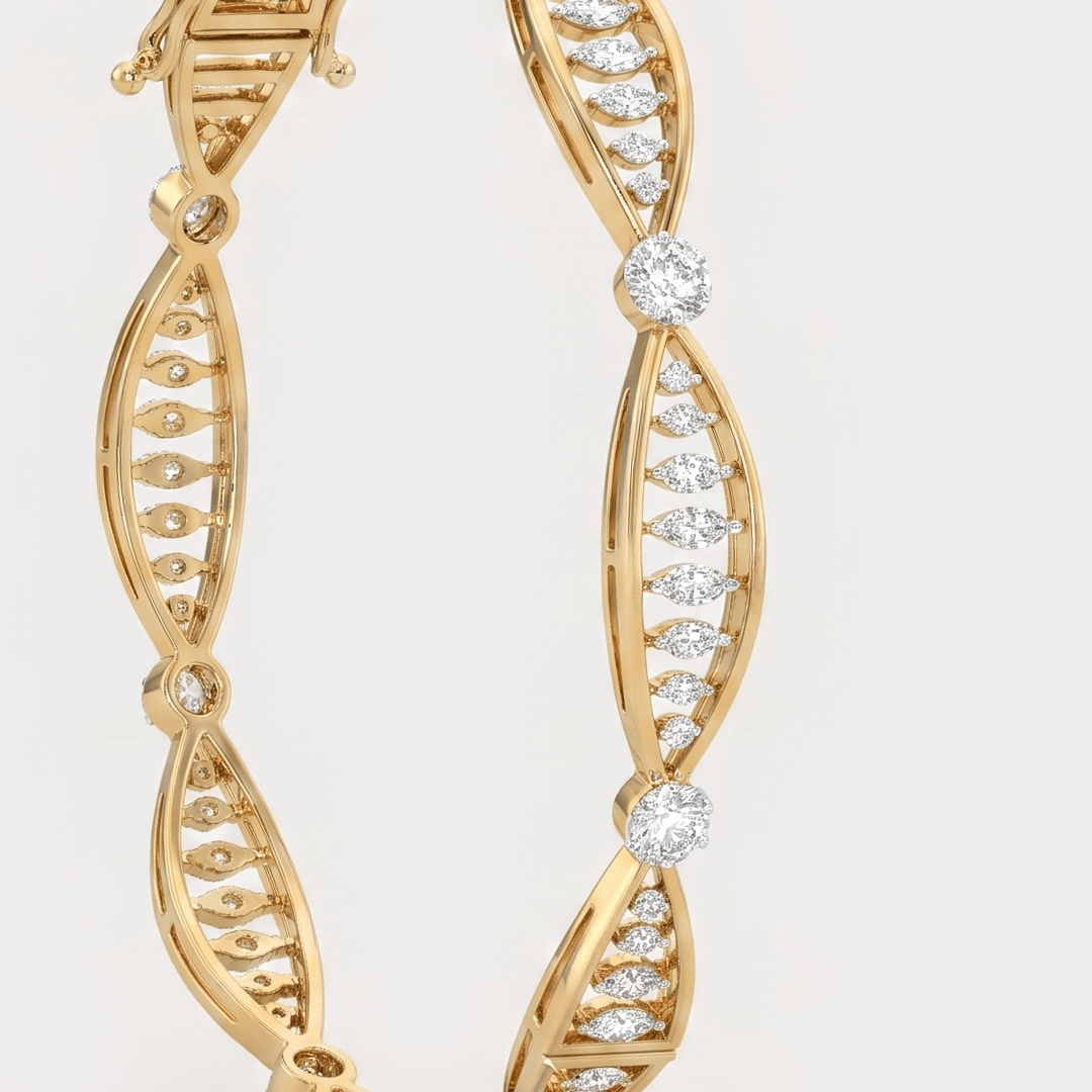 Orbita Diamond Bangle