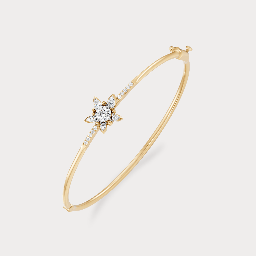 The Aukera Wildflower Flâneur Diamond Bangle