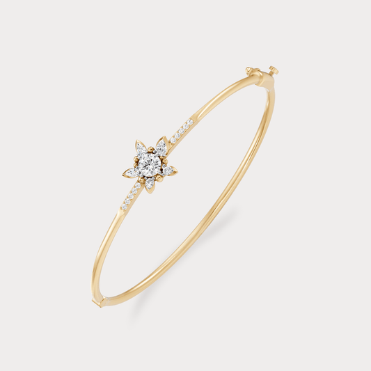 The Aukera Wildflower Flâneur Diamond Bangle