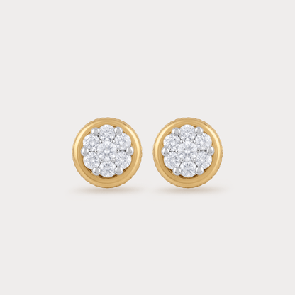 Luccicante Floral Nakshatra Diamond EarRing