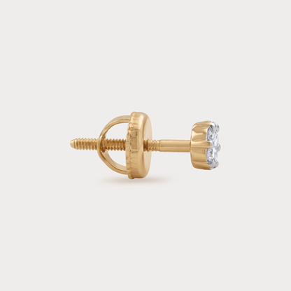 Luccicante Floral Nakshatra Diamond EarRing