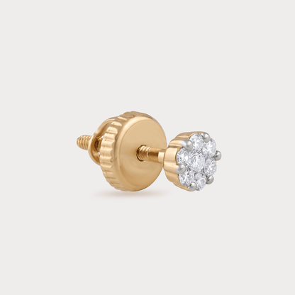 Luccicante Floral Nakshatra Diamond EarRing
