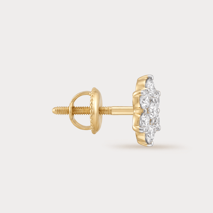 Amato Bene Floral Nakshatra Diamond EarRing