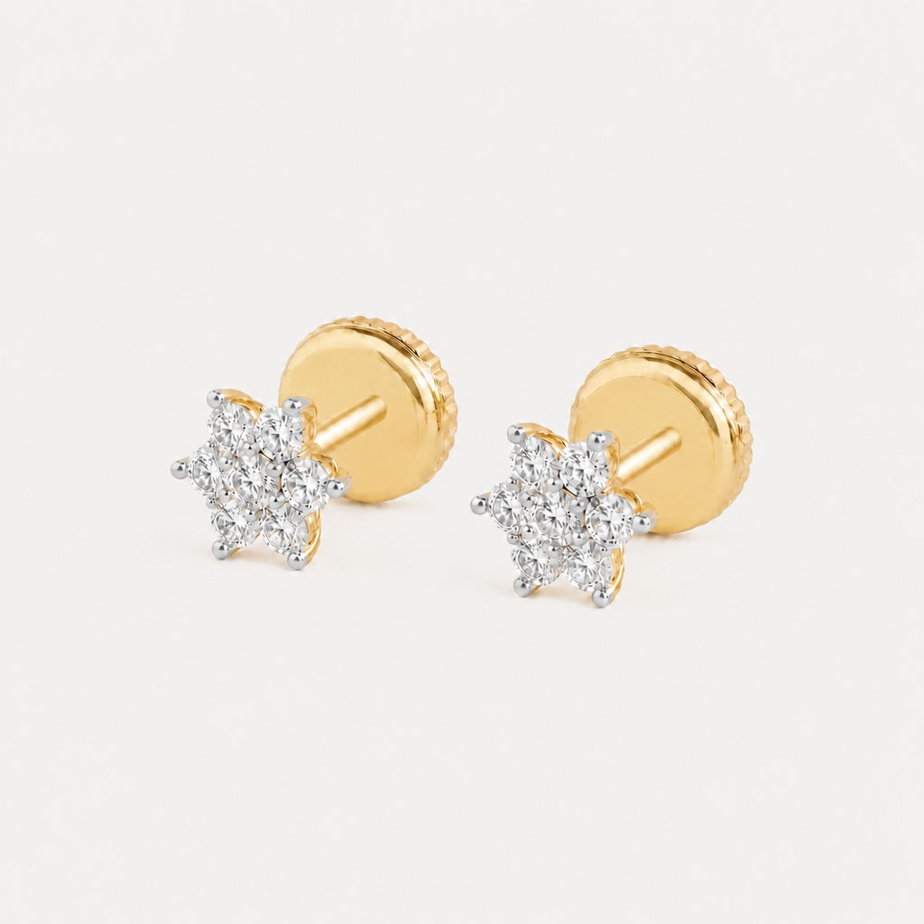 Flor Diamond EarRing