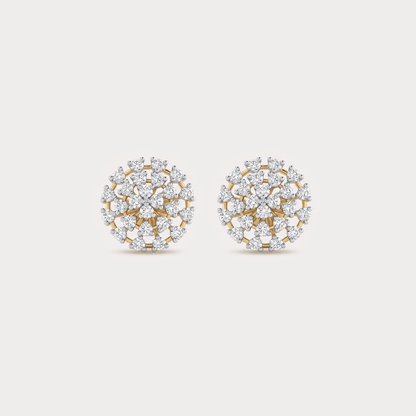 Sospiro Floral Nakshatra Diamond Earrings