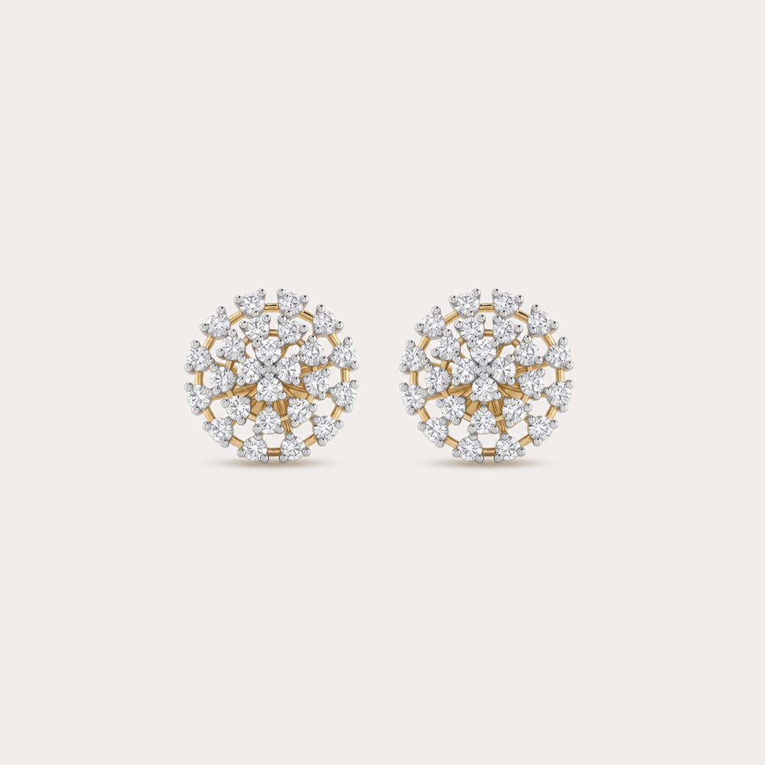 Sospiro Floral Nakshatra Diamond EarRing