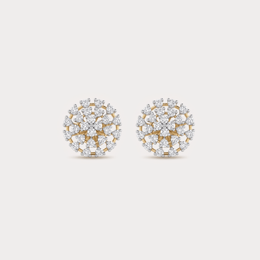 Sospiro Floral Nakshatra Diamond EarRing
