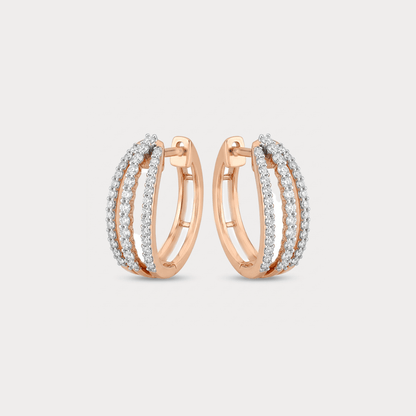 Sweep Diamond Earrings