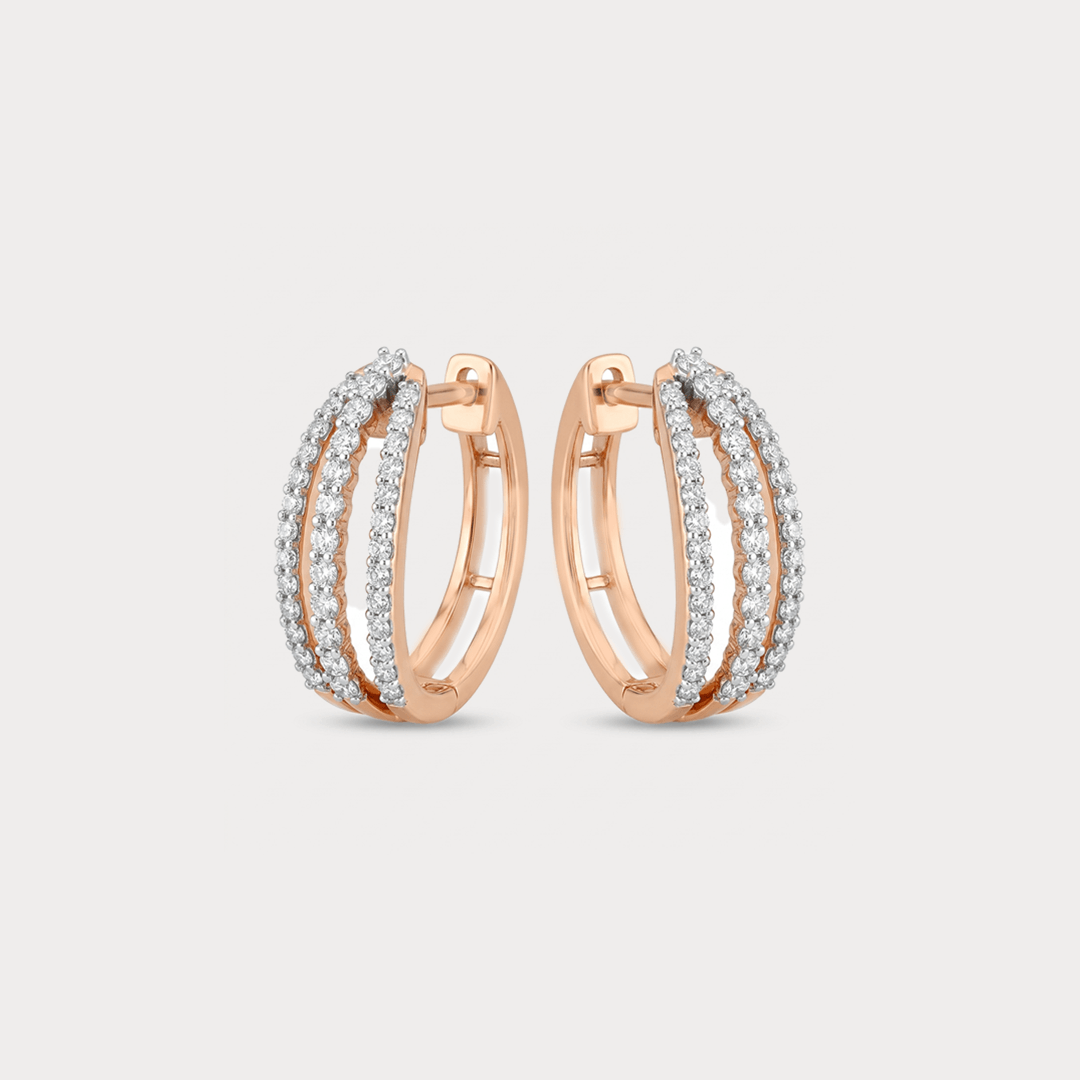 Sweep Diamond EarRing