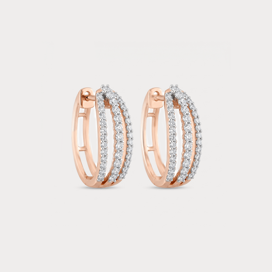 Sweep Diamond EarRing