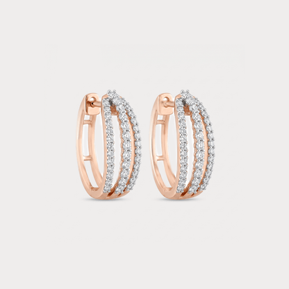 Sweep Diamond Earrings