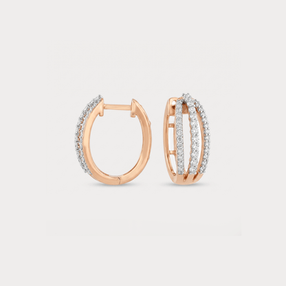 Sweep Diamond Earrings