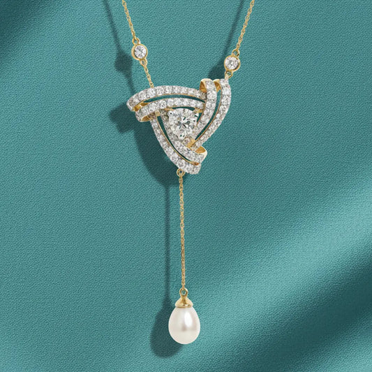 Tri-Knot Diamond Pendant