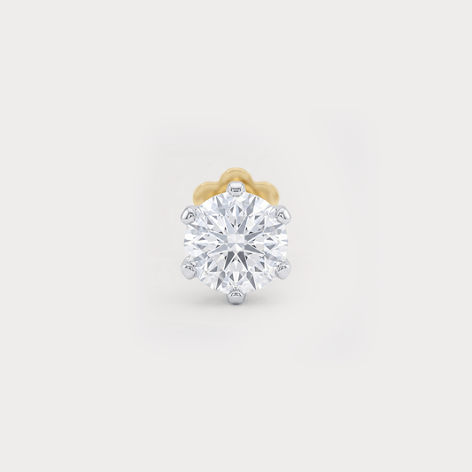 Single Spark Stud Diamond Nose Pin