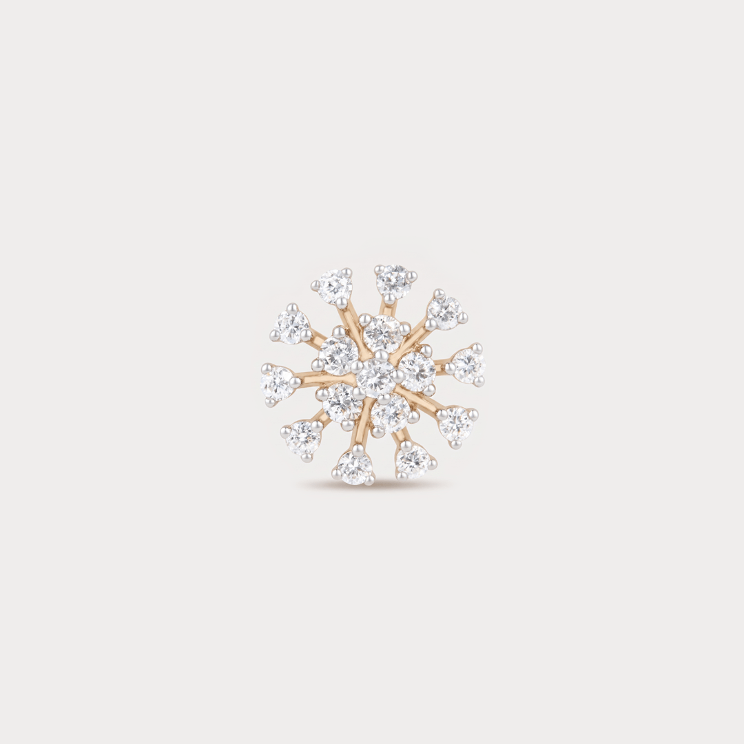 Heatherbloom Stud Diamond Nose Pin