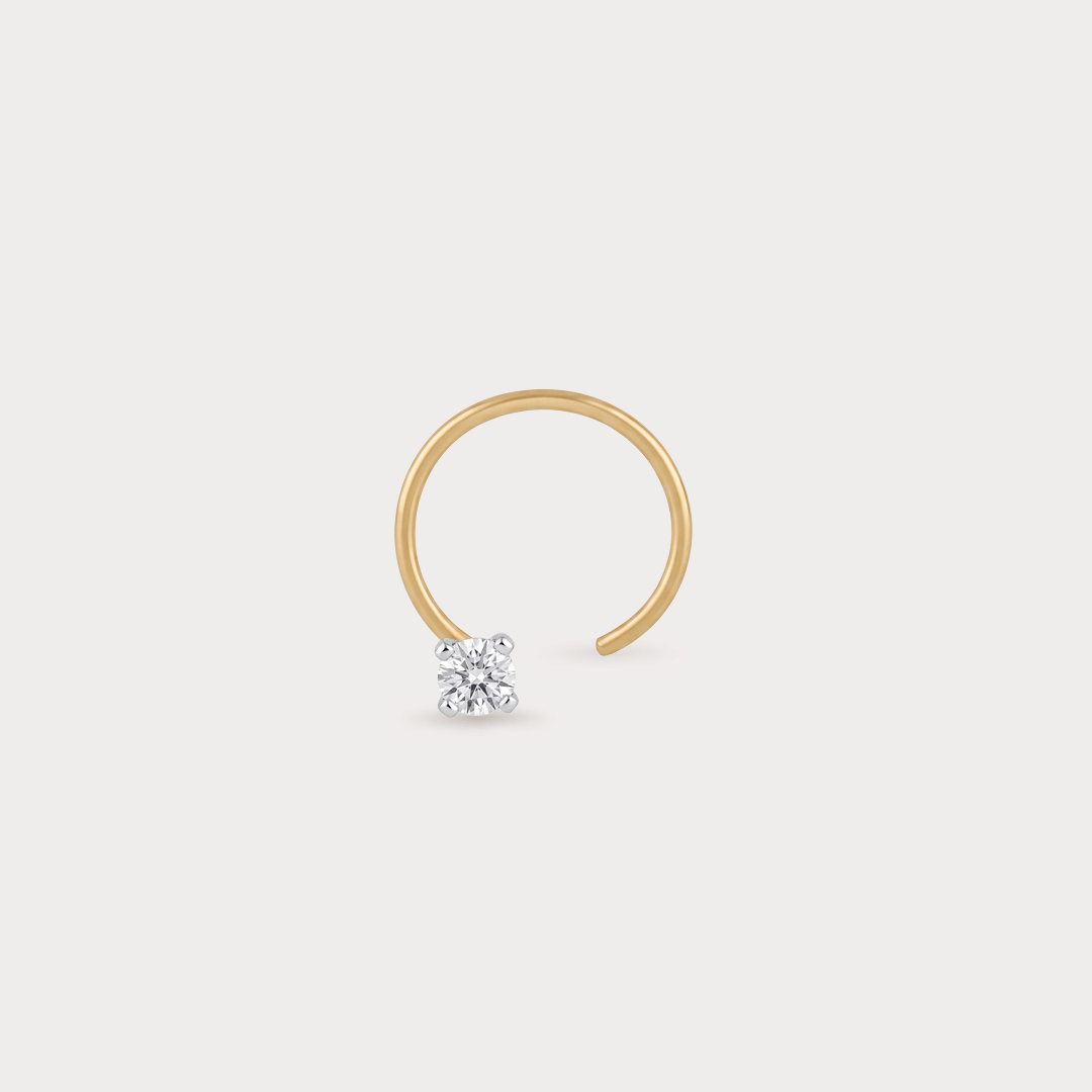 Palazzo Wire Diamond Nose Pin