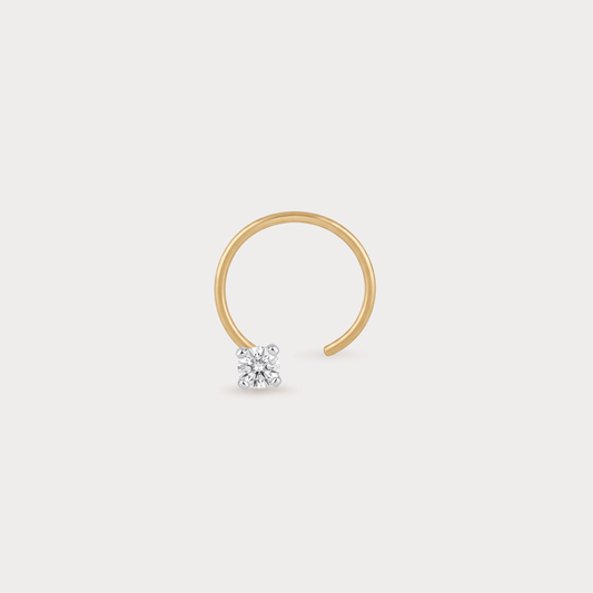 Palazzo Wire Diamond Nose Pin