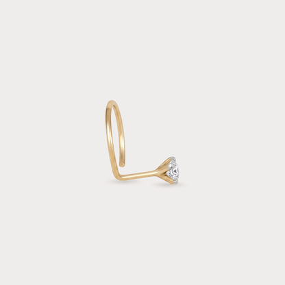 Palazzo Wire Diamond Nose Pin