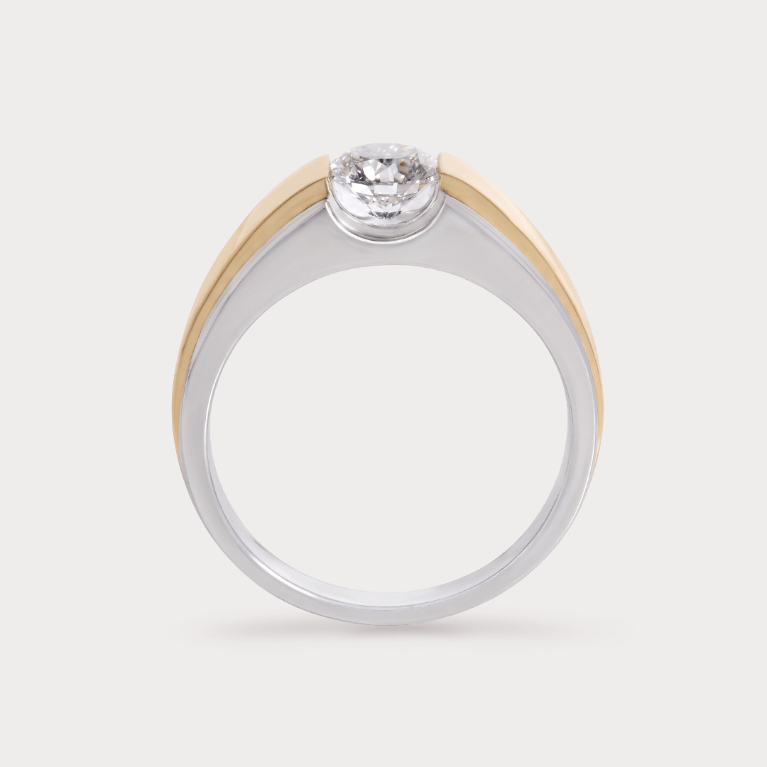 Kaye Solitaire Diamond Men's Ring