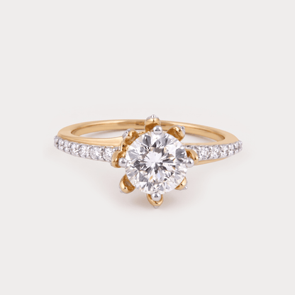 Heron Solitaire Diamond Ring