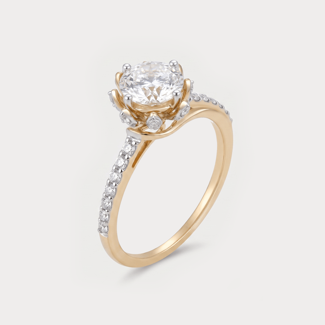 Heron Solitaire Diamond Ring