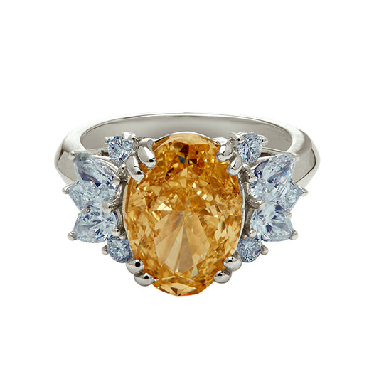 Aukera – Champagne Frost Oval Ring