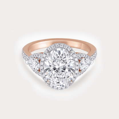 Opulent Glow Blanc Diamond Cocktail Ring