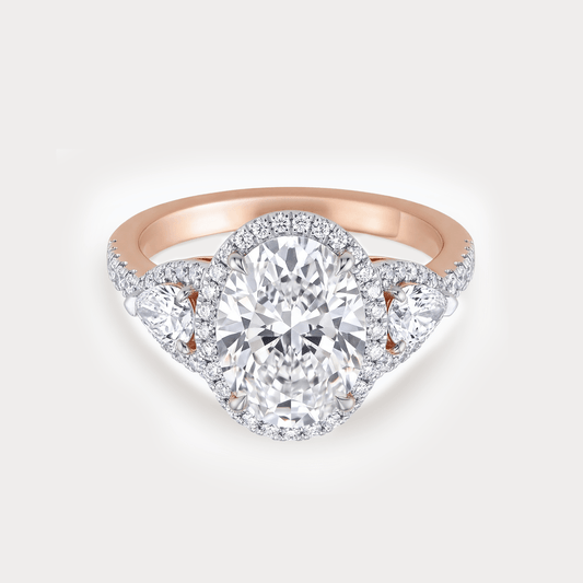 Opulent Glow Blanc Diamond Cocktail Ring