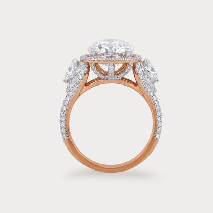 Opulent Glow Blanc Diamond Cocktail Ring