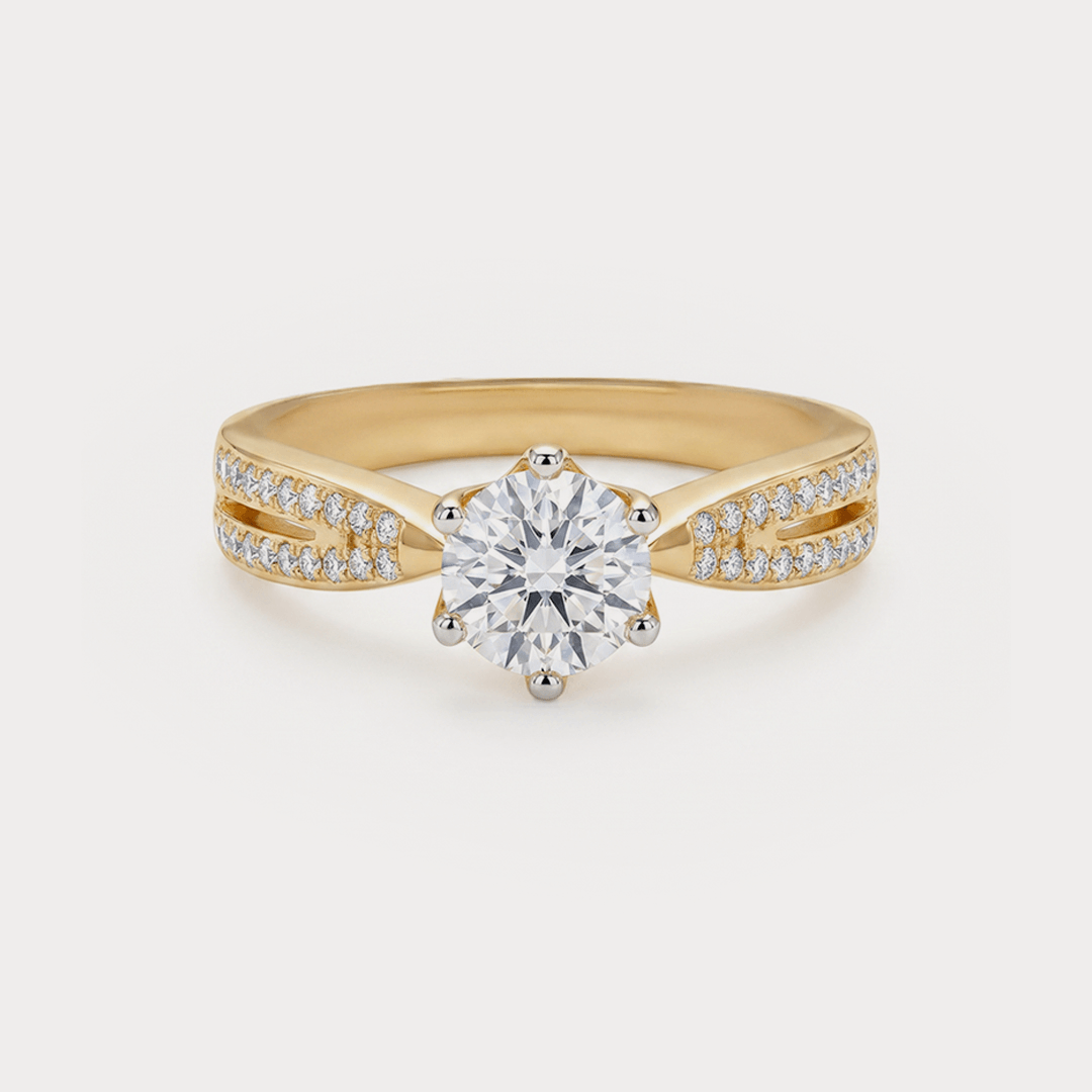 Tinge Diamond Rings