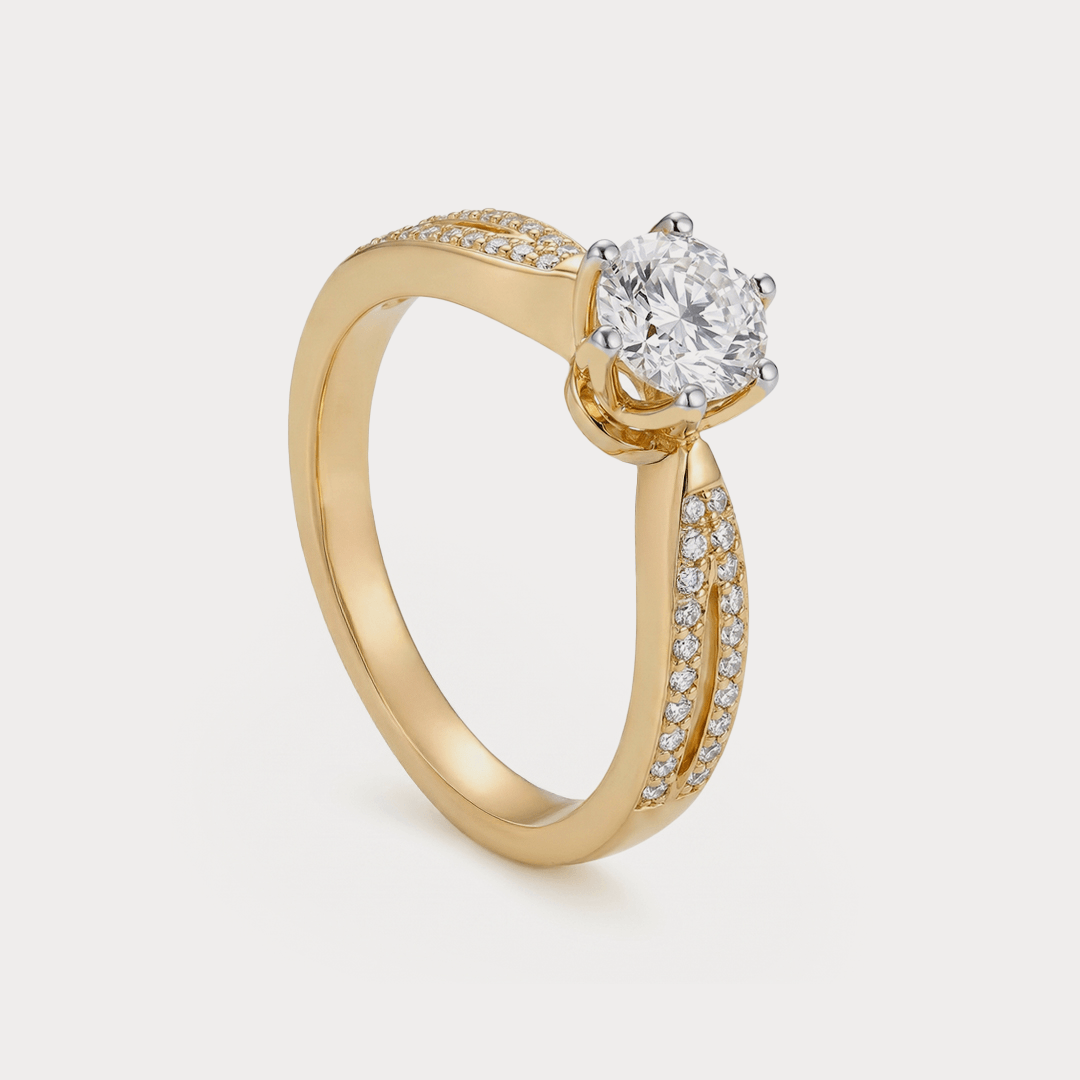 Tinge Diamond Rings