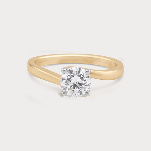 Sonnet Solitaire Diamond Ring